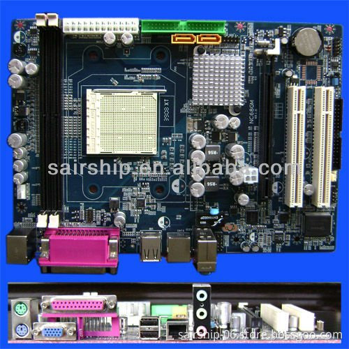 PC motherboard AMD940 AM2 Nvidia MCP 61P DDR2 533/667MHZ memory MAX 4GB